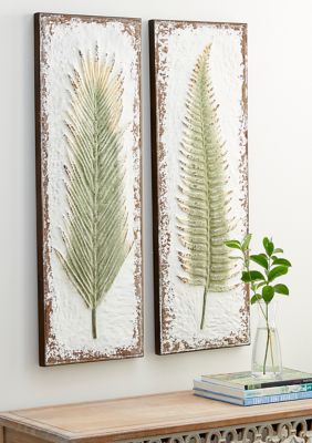 Contemporary Metal Wall Decor - Set of 2