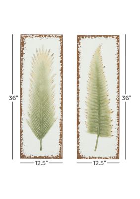 Contemporary Metal Wall Decor - Set of 2