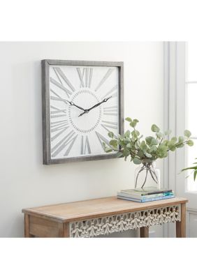 Farmhouse Metal Wall Clock