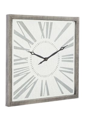 Farmhouse Metal Wall Clock