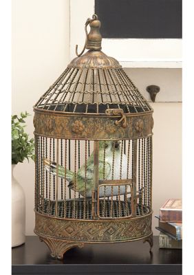 Vintage Metal Birdcage - Set of 2