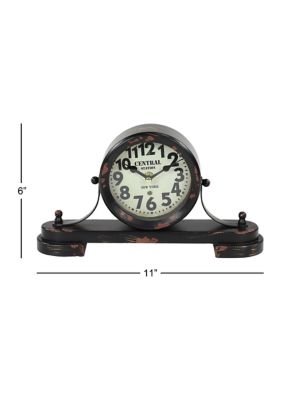 Vintage Metal Clock - Set of 2