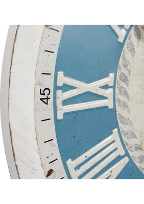 Coastal Metal Wall Clock