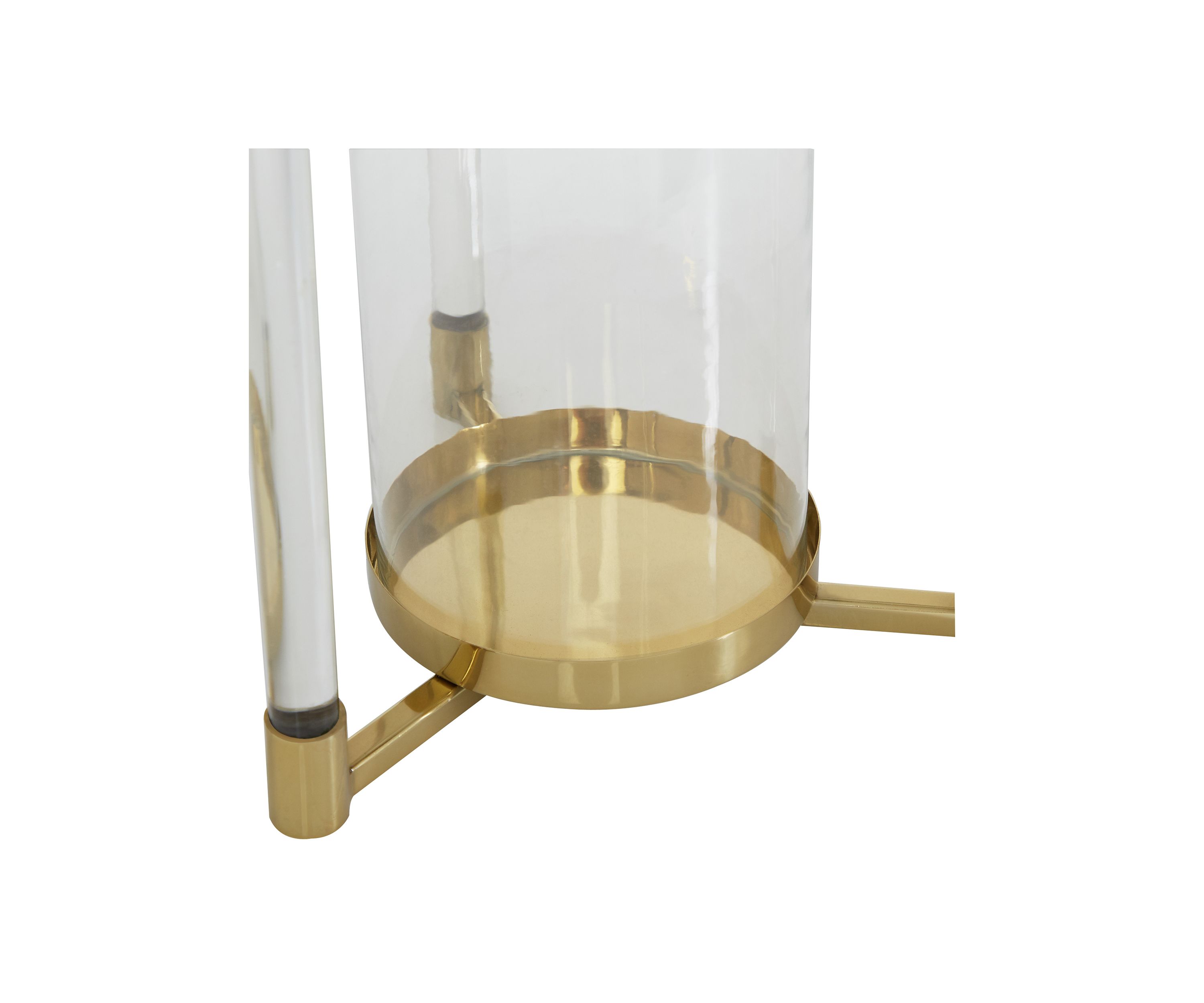 Contemporary Stainless Steel Metal Candle Lantern