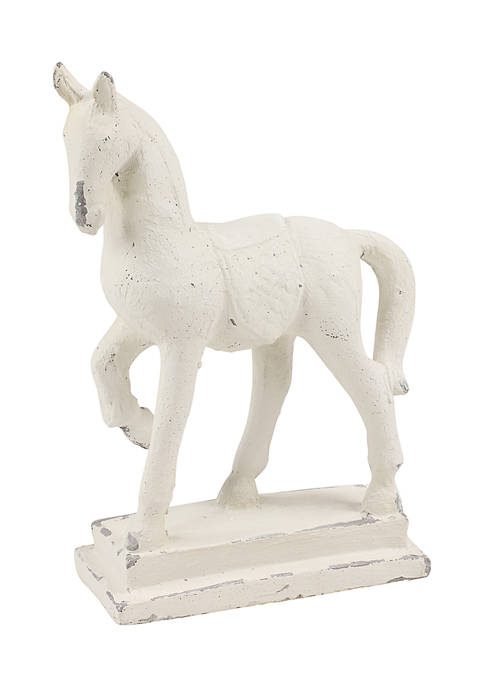 Monroe Lane Fiberglass Vintage Horse Sculpture
