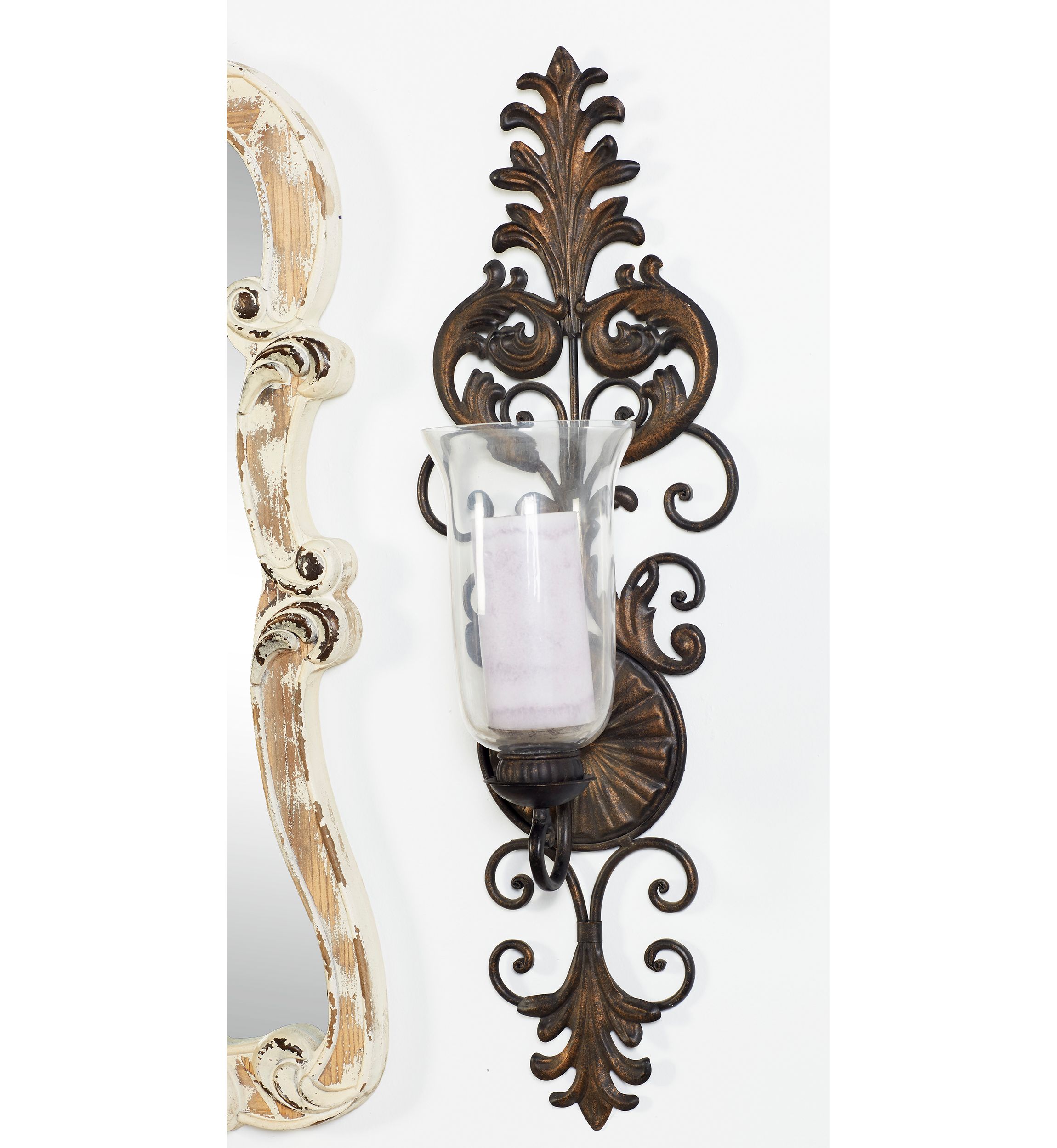 Rustic Metal Wall Sconce