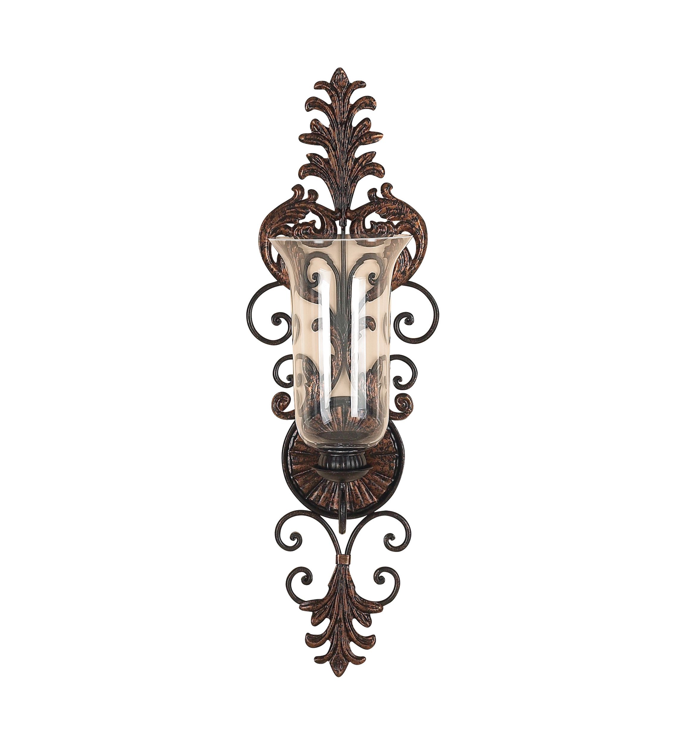 Rustic Metal Wall Sconce