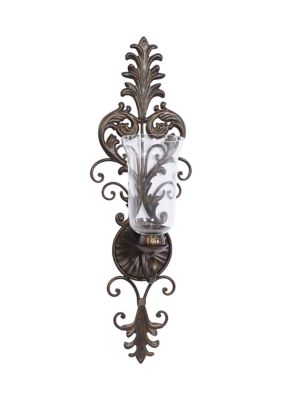 Rustic Metal Wall Sconce