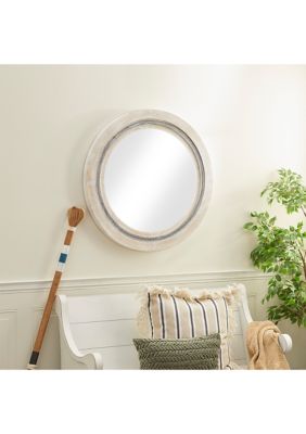 Farmhouse Wooden Wall Mirror