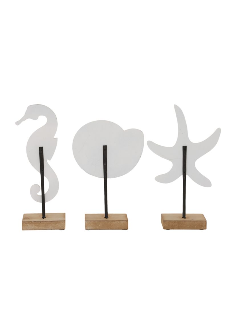 Coastal Plastic Sculpture - Set of 3