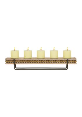 Coastal Wooden Candelabra