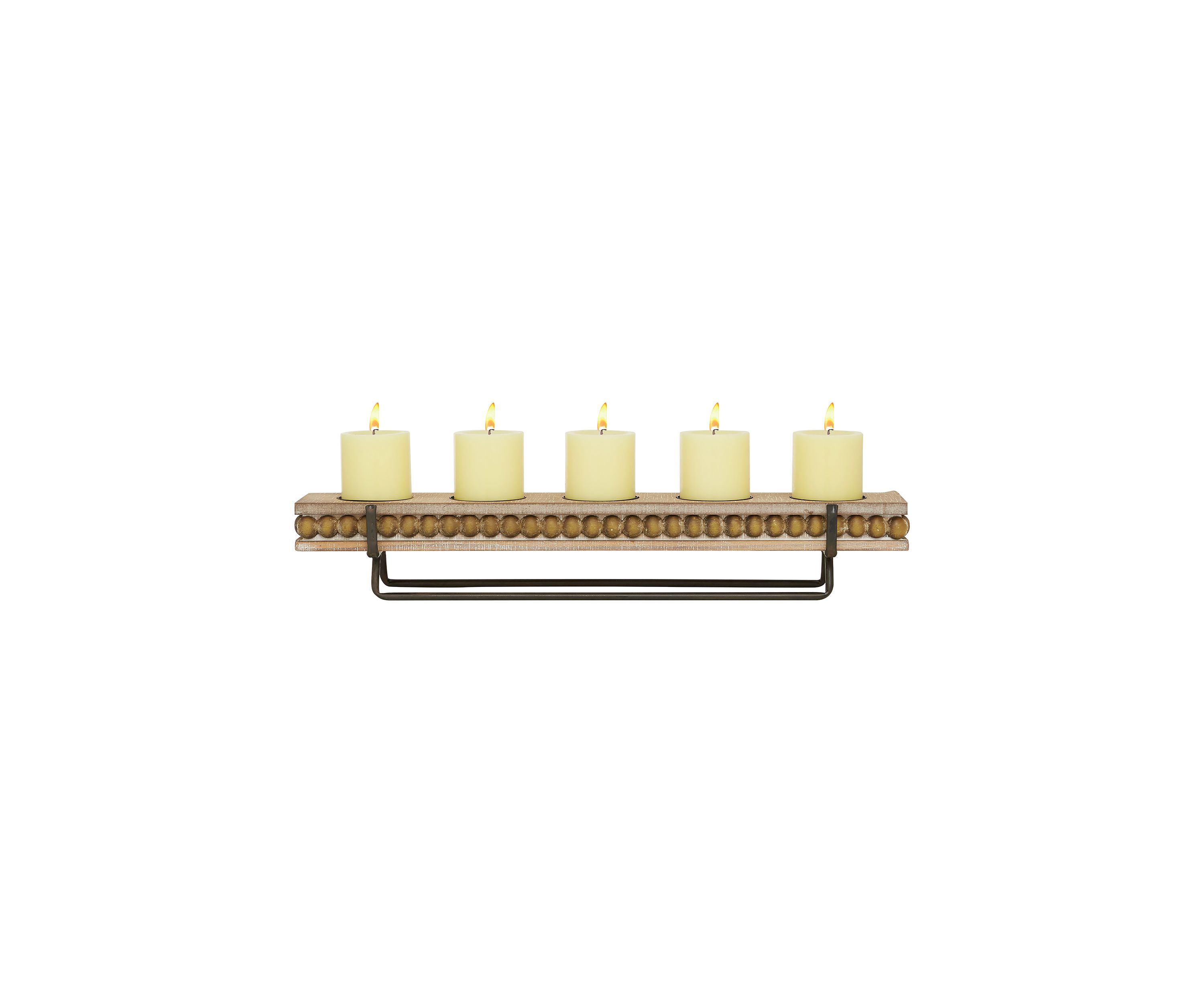 Coastal Wooden Candelabra