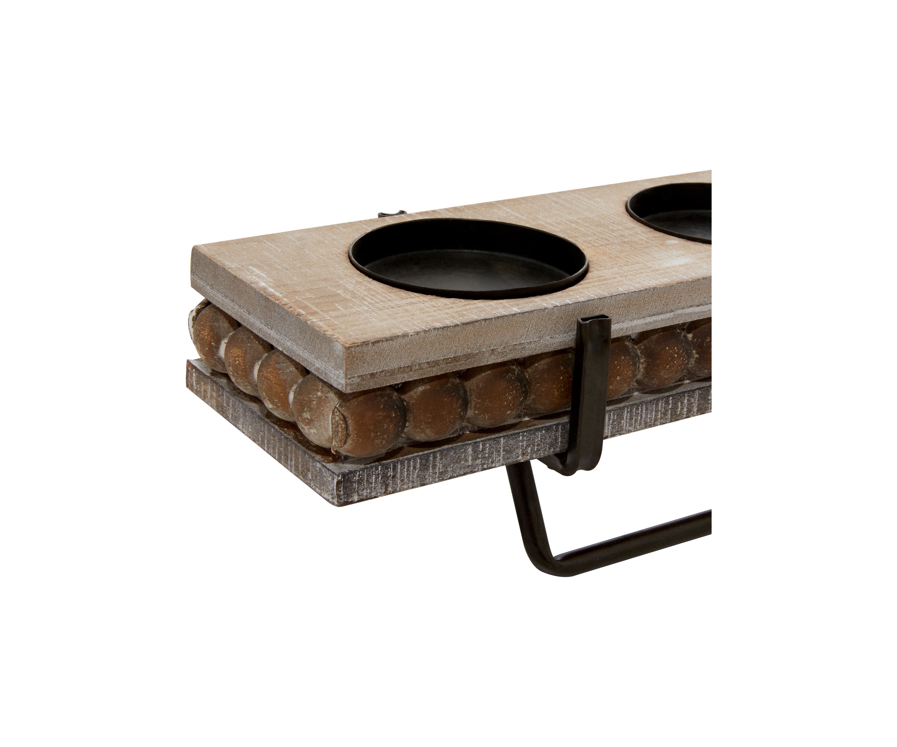 Coastal Wooden Candelabra