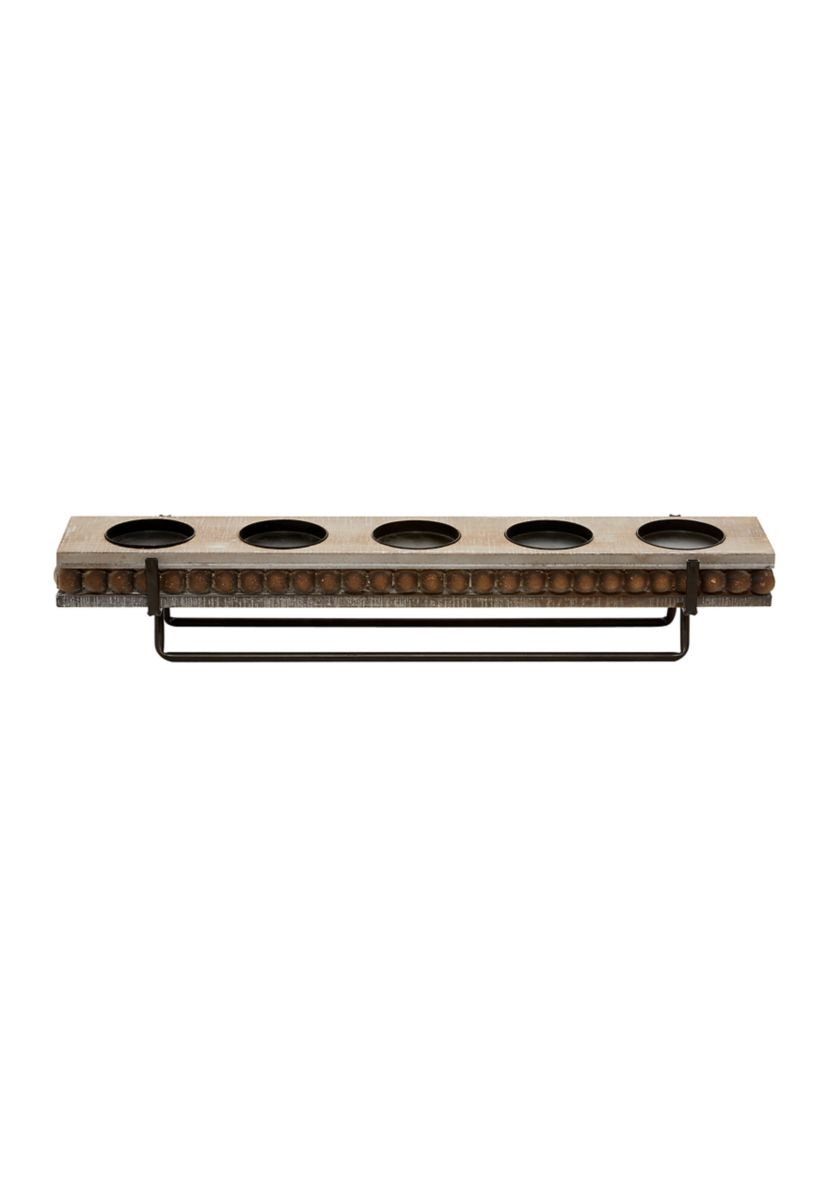 Coastal Wooden Candelabra