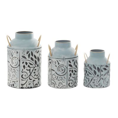 Farmhouse Metal Vase - Set of 3