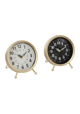 Modern Metal Clock - Set of 2