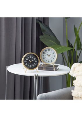 Modern Metal Clock - Set of 2