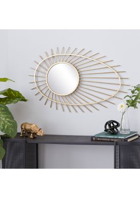 Contemporary Metal Wall Mirror