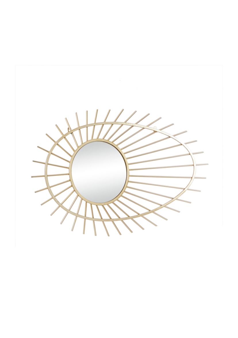 Contemporary Metal Wall Mirror