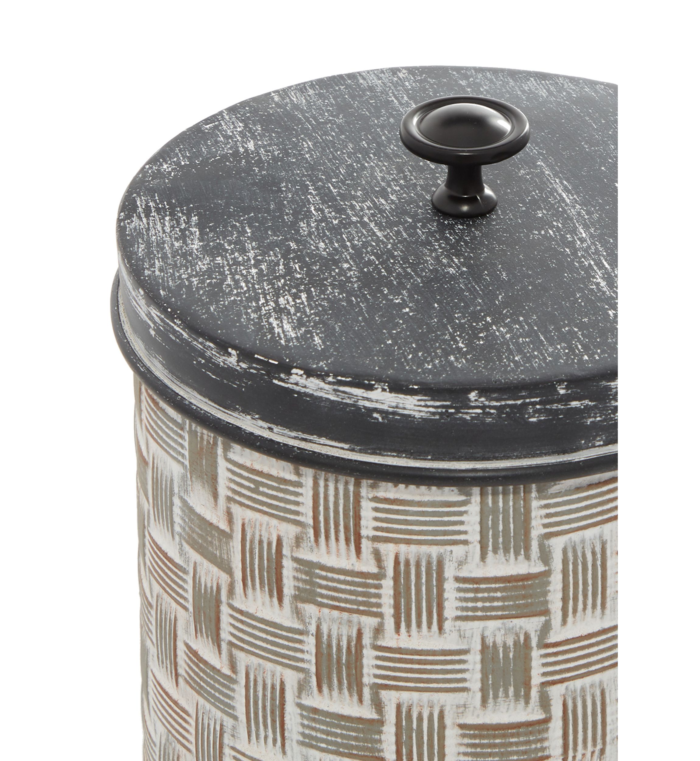 Farmhouse Metal Decorative Jars - Set of 2