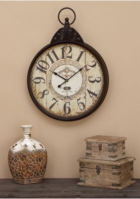 Vintage Metal Wall Clock