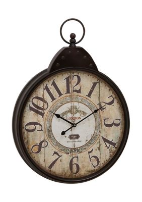 Vintage Metal Wall Clock