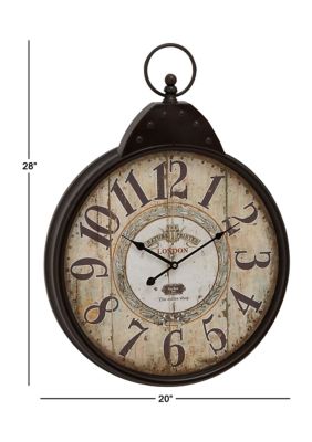 Vintage Metal Wall Clock