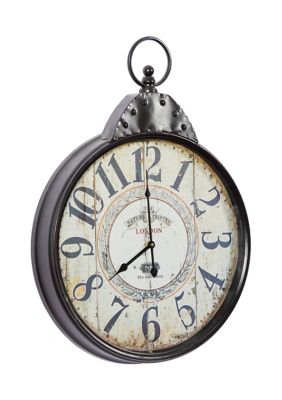 Vintage Metal Wall Clock