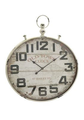 Vintage Metal Wall Clock