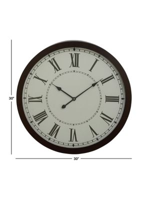 Traditional Metal Wall Clock