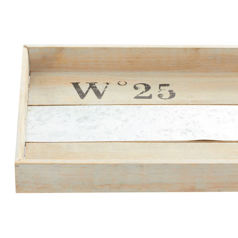 Coastal Wood Tray - Set of 2