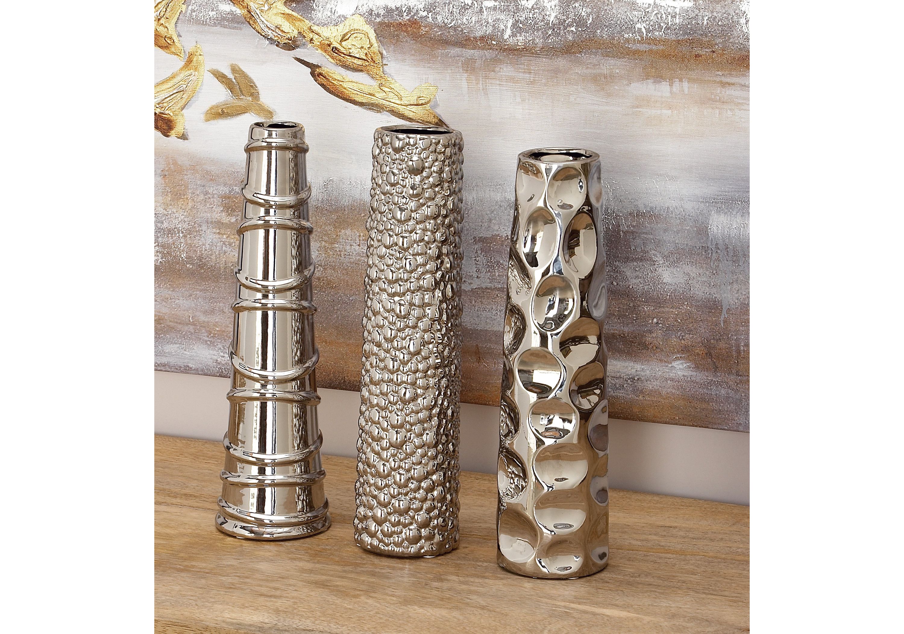Glam Ceramic Vase - Set of 3