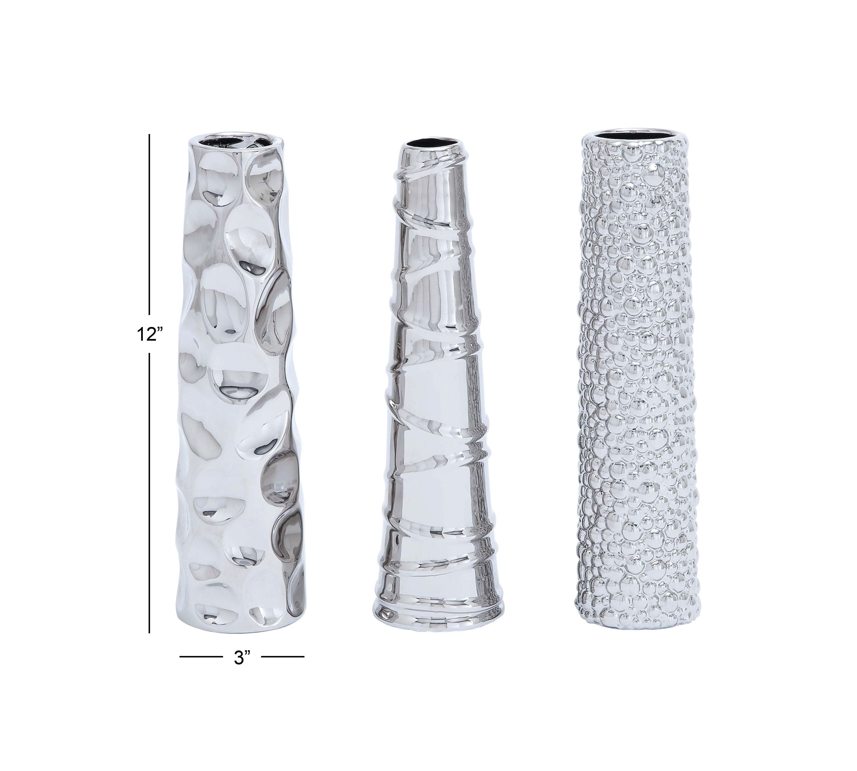 Glam Ceramic Vase - Set of 3