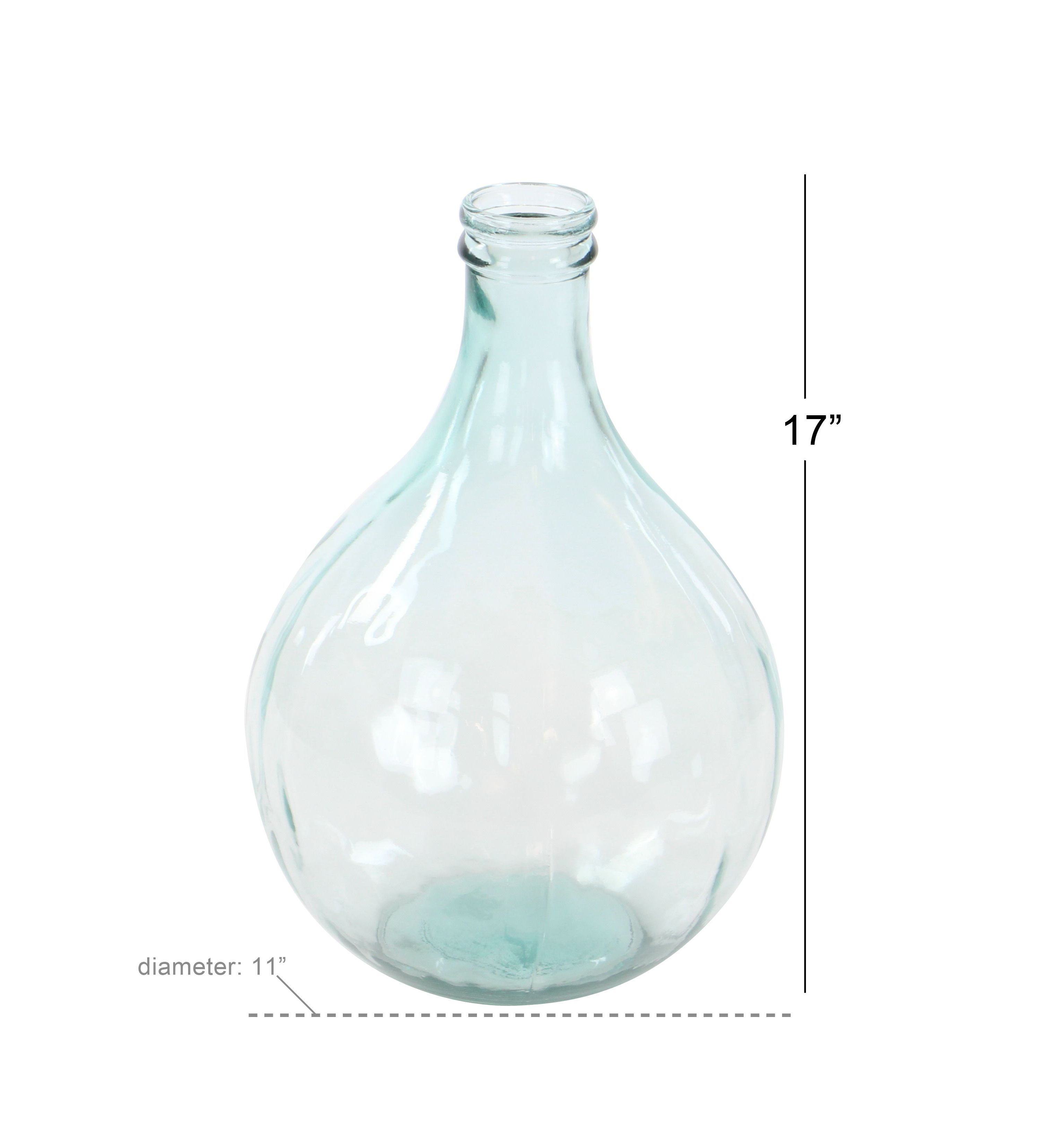 Farmhouse Recycled Glass Vase