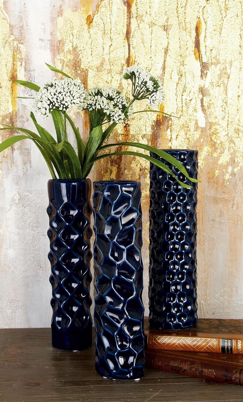 Contemporary Ceramic Vase - Set of 3