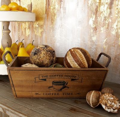 Farmhouse Wood Tray - Set of 2