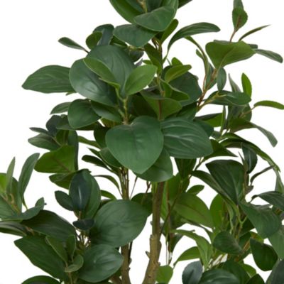 Contemporary Faux Foliage Artificial Tree