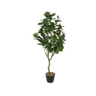 Contemporary Faux Foliage Artificial Tree