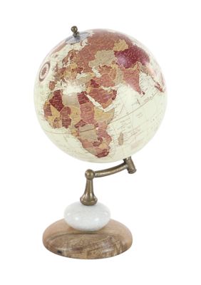 Contemporary Mango Wood Globe