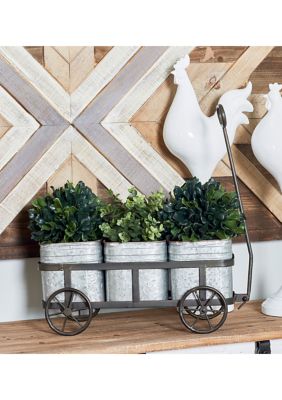 Farmhouse Metal Planter