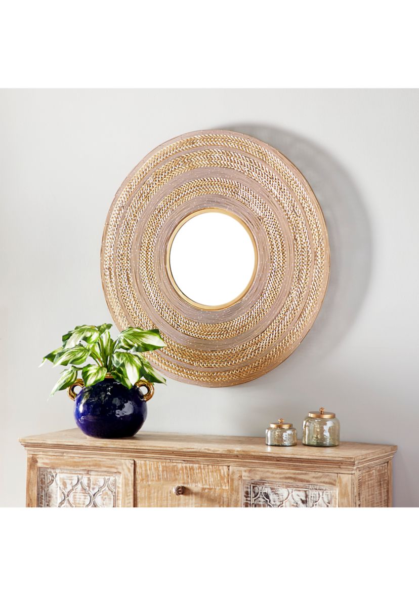 Contemporary Metal Wall Mirror