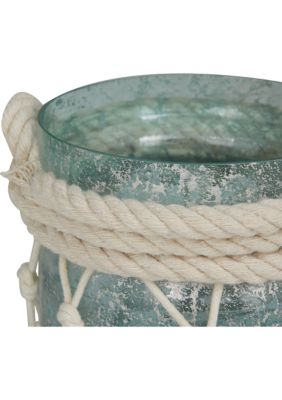 Coastal Glass Candle Lantern