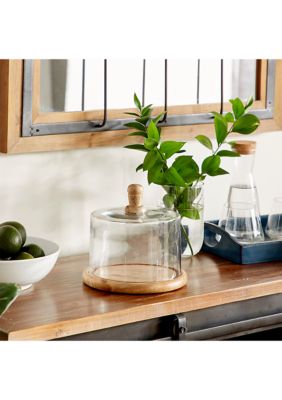 Farmhouse Glass Cake Stand