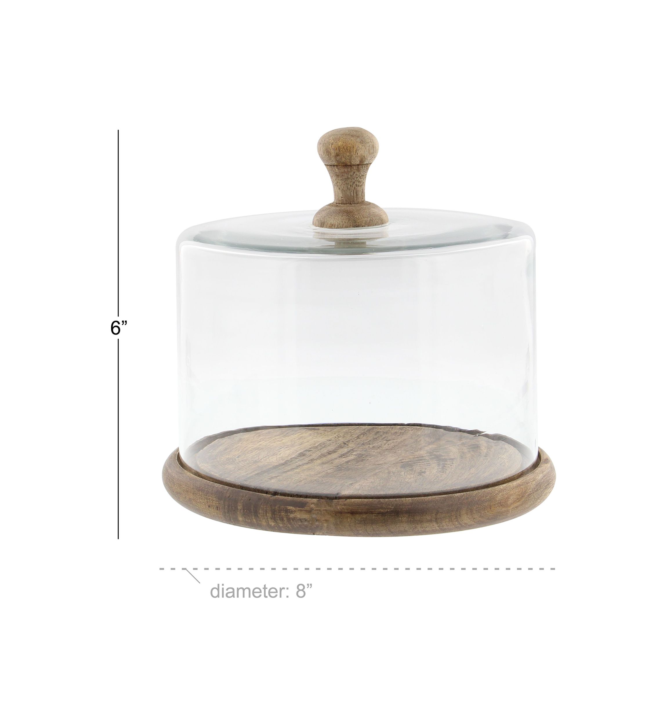 Farmhouse Glass Cake Stand