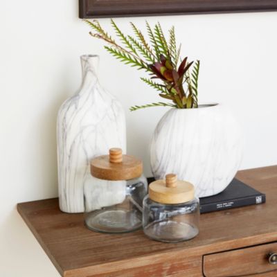 Farmhouse Glass Canisters - Set of 2