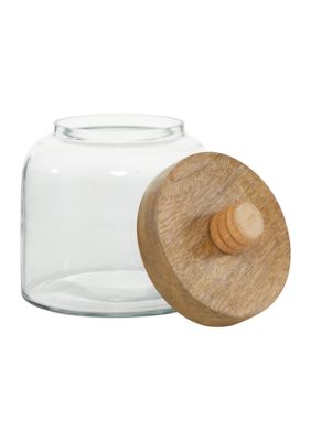Farmhouse Glass Canisters - Set of 2