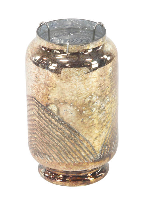 Monroe Lane Glass Rustic Candle Holder