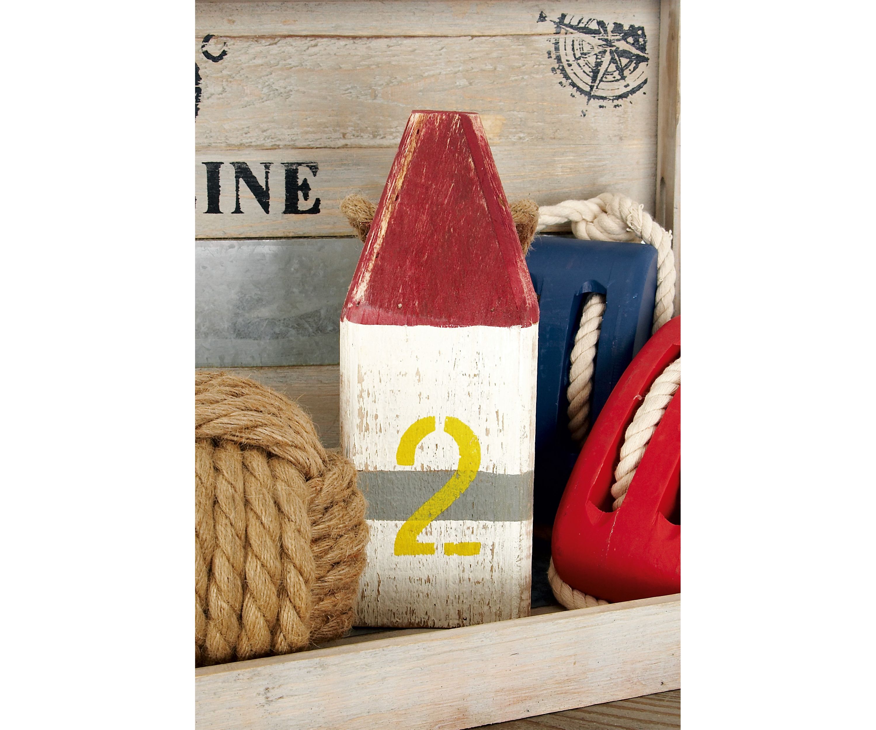 Coastal Wood Sculpture - Set of 4