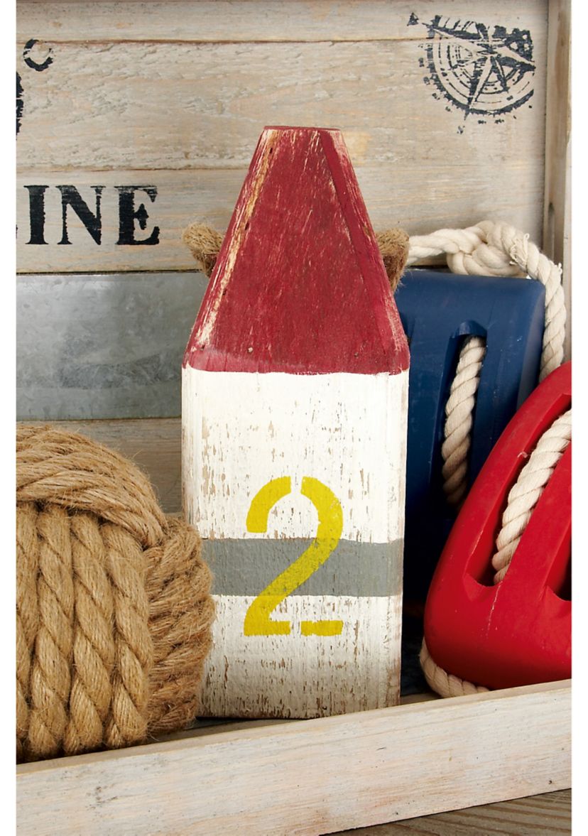 Coastal Wood Sculpture - Set of 4