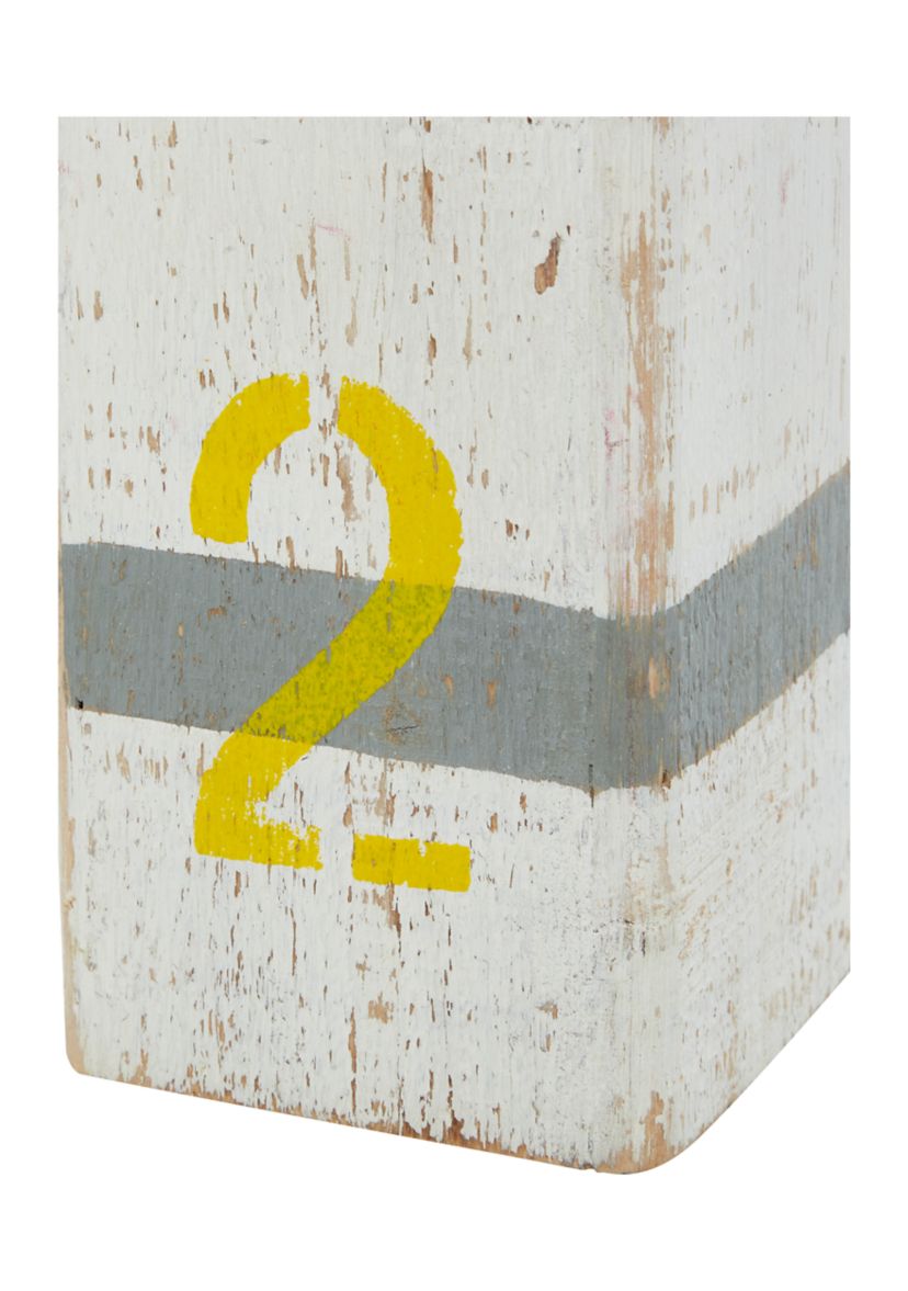 Coastal Wood Sculpture - Set of 4